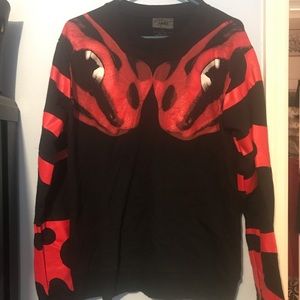 Red & Black Amphibious Sweater